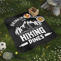Hiking Dines Outdoor Drinking Wine Picnic Blanket Travel Stadium Camping Mat - £48.34 GBP