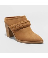 Universal Thread Women&#39;s Cognac Avis Mule Heels w/ Memory Foam Size: 8.5... - $167.64 MXN