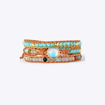 Opal Beaded Layered Bracelet - £21.58 GBP