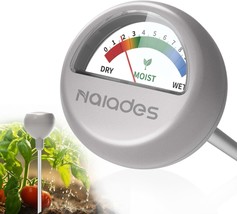 Soil Moisture Meter Silver Hygrometer Sensor for Indoor Outdoor Plants - $12.86