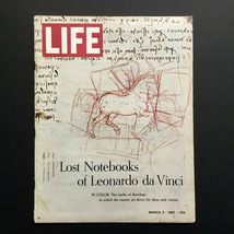 Vintage 60s Life Magazine Lost Books of Leonardo Da Vinci March 3 1967 - £26.55 GBP