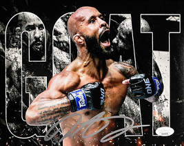 Demetrious Mighty Maus Johnson Unterzeichnet 8x10 UFC Collage Foto JSA - £67.92 GBP