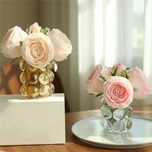 Roses Vintage Artificial Silk Fake Flower Wedding Bouquet Home Indoor De... - $26.99