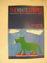 The White Stripes Green Dog Coloring Poster Handbill Fillmore - $62.74
