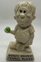 1973 World’s Greatest Tennis Player Figurine Russ Wallace Berrie Vintage - £14.69 GBP