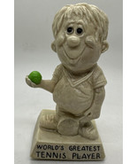 1973 World’s Greatest Tennis Player Figurine Russ Wallace Berrie Vintage - £14.78 GBP