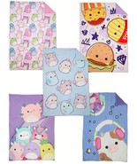 NEW Squishmallows Snuggle Throw Blanket, Assorted Designs 50”x70” Soft 1... - $54.63 CAD