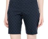 NWT Ladies SWING CONTROL Navy Blue Mosaic Pullon Stretch  Shorts size 4 - £39.08 GBP