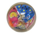VINTAGE 1987 FISHER PRICE CLEAR ROLY POLY RATTLE BALL MOON STARS BALLS B... - $33.25