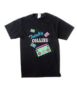 Retro T-Style Totally Collins Put The Y In Justify Boombox Cassette Smal... - $7.28