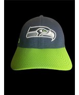 Seattle Seahawks New Era 39thirty Flex Fitted Hat Cap M-L Never Worn/ No... - €17,13 EUR