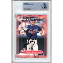 Richie Sexson Cleveland Indians Auto 2000 Skybox Impact 162 BAS Auth Slab Signed - £71.00 GBP