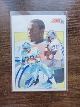 An item in the Sports Mem, Cards & Fan Shop category: 1991 Score #663 Barry Sanders - Detroit Lions - NFL - Freshly Opened