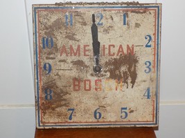 Vintage American Bosch Metal Store Display Metal Wall Clock - €147,25 EUR