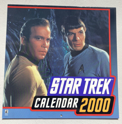 Primary image for 2000 Star Trek Calendar Pocket Books Wall Hanging - Unused