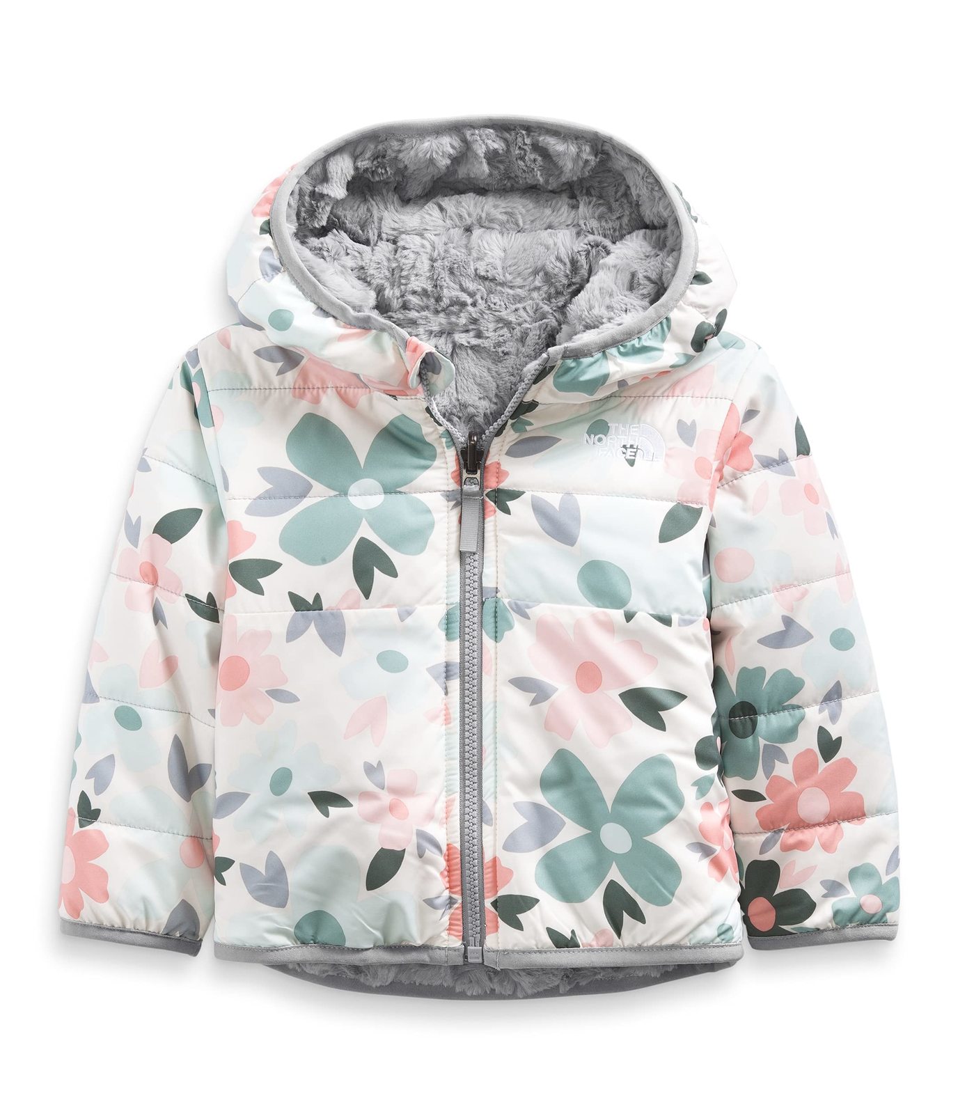 THE NORTH FACE Baby Reversible Mossbud Swirl Full Zip Hooded Jacket, Gar... - $65.99