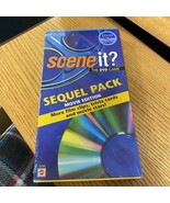 Scene It The DVD Game Sequel Pack Movie Edition SEALED 1 DVD 100 Trivia ... - £10.70 GBP