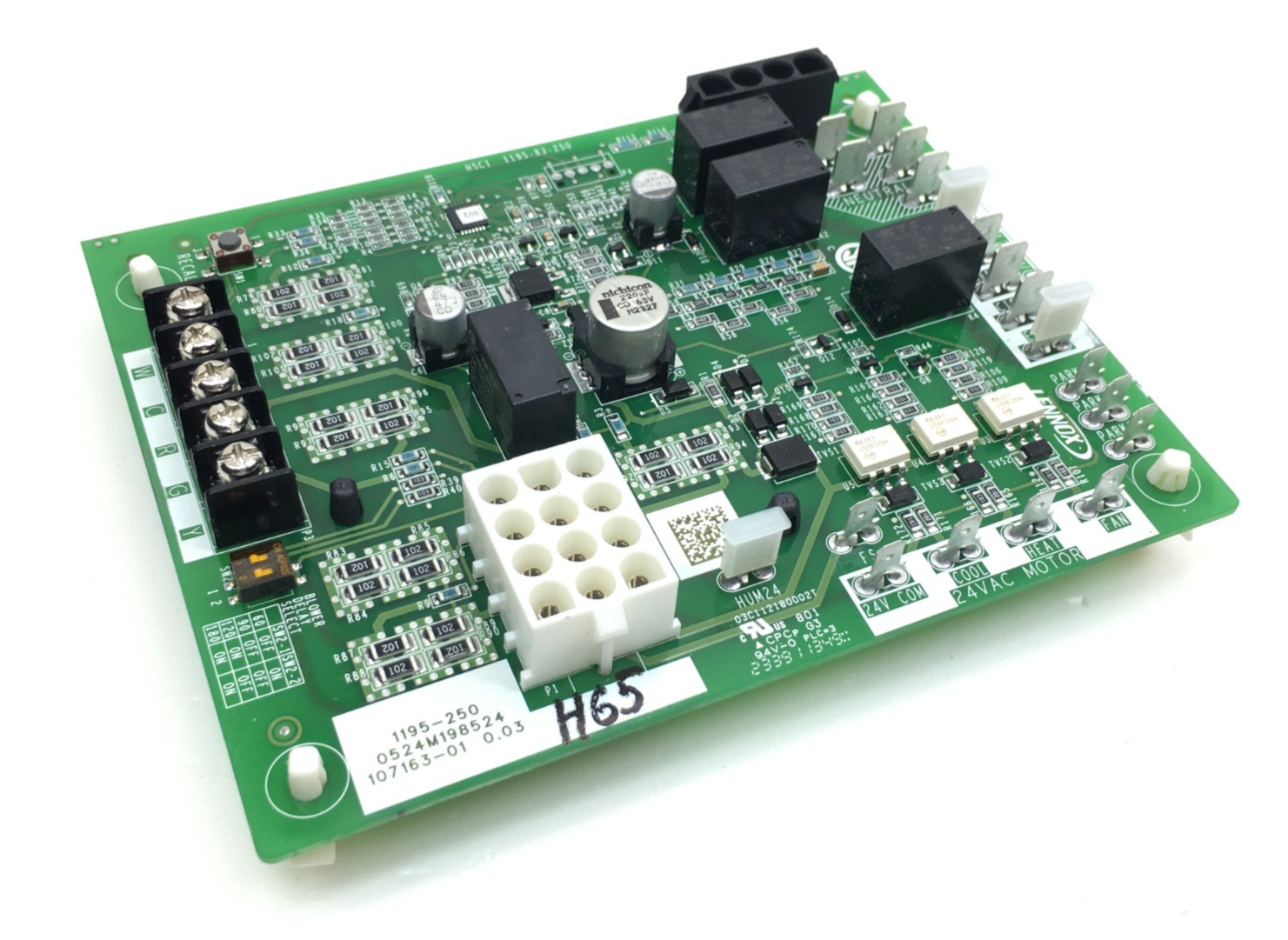 Lennox 1195-250 Furnace Control Circuit Board 107163-01 new old stock #H65 - $99.00