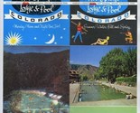 Hot Springs Lodge Pool and Brochure Glenwood Springs Colorado 1960s - $31.76