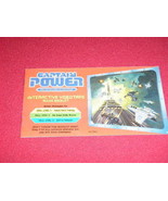 1987 Captain Power Interactive Videotape Rules Booklet 0007-0461 Mattel ... - $167.71 MXN