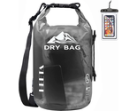 Waterproof Dry Bag Roll Top Lightweight, Color: Black, Size: 10L - £22.71 GBP