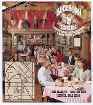 Buckhorn Exchange Brochure Denver Colorado Historic Museum, Steakhouse &amp;... - £11.06 GBP