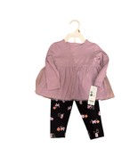NEW Carter&#39;s Halloween Black Cat Spooky Bodysuit Pant Set 12mo - €8,20 EUR