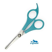 U-GROOM Pet Grooming 6&quot;STRAIGHT Safety/Blunt/Ball Tip/Nose Shear Scissor Dog Cat - £23.44 GBP