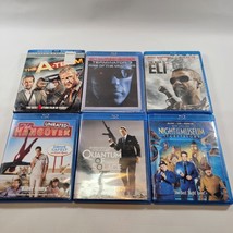 Lot Of 6 Blu-ray Disc Movies Hangover A-Team Terminator Book Of Eli Night Museum - £11.41 GBP
