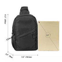Large Capacity Crossbody Bags For Men High Quality Men&#39;s Shoulder Bag Multifunct - £46.77 GBP