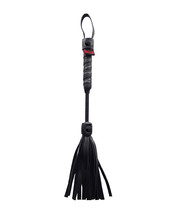 Rouge Mini Leather Flogger - Black - $7.50