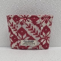 Eddie Bauer Down Quilted Nylon Drink Sleeve Red &amp; White - $29.60