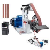 VEVOR Belt Grinder 72x2" 1500W 3 Moulds 3 Belts for Metalworking Knife M... - $889.99