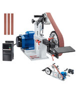VEVOR Belt Grinder 72x2" 1500W 3 Moulds 3 Belts for Metalworking Knife Making - $889.99
