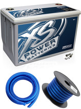 Xp3000 3000 Watt Power Cell Car Audio Battery System+Power/Ground Wires - £404.17 GBP