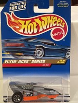 1998 Hot Wheels # 740 Flyin’ Aces XT-3 Silver Orange 5 Spoke NIP - $4.37