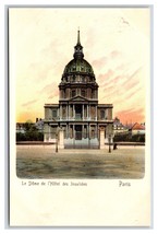 Dome of Hotel Des Invalides Paris France UNP UDB Postcard C19 - £2.33 GBP