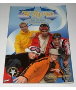 N SYNC Justin Timberlake Softbound Book Vintage 1998 Get N Sync By Angie... - $68.37 CAD