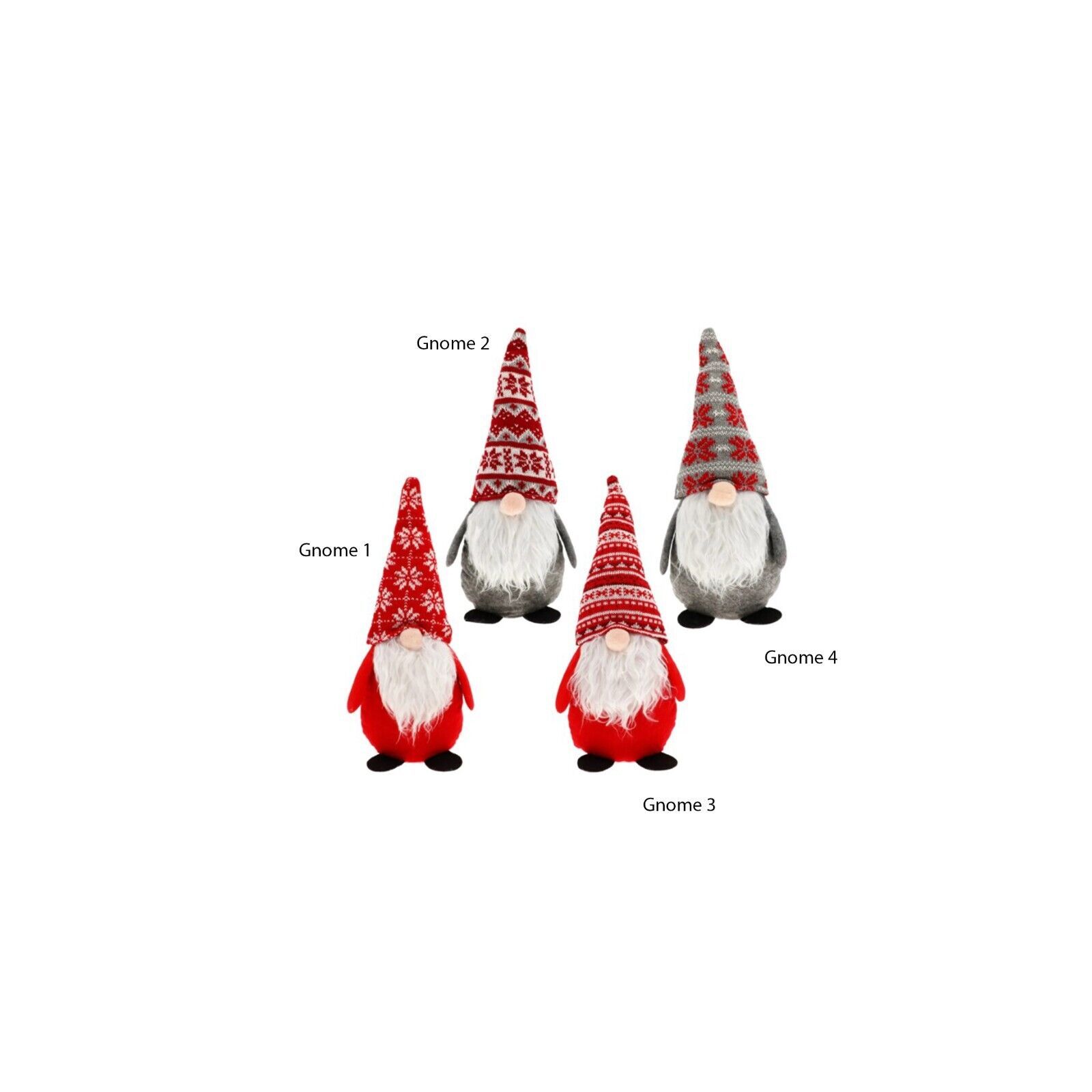 Christmas Faceless Gnome Santa Plush Dolls Xmas Toy Table Décor 13.5" L x 5" W - $4.99