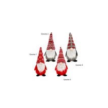 Christmas Faceless Gnome Santa Plush Dolls Xmas Toy Table Décor 13.5&quot; L ... - £3.92 GBP