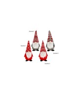 Christmas Faceless Gnome Santa Plush Dolls Xmas Toy Table Décor 13.5&quot; L ... - £3.92 GBP