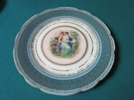 Antique Worcester Richard Briggs Boston PICTURAL CHINA CABINET PLATE 8 1/4&quot; - $1,412.14 MXN