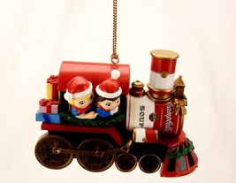 Campbell s Christmas Tree Ornament, Vintage 2000, Kids Riding Soup Locomotive - £15.62 GBP