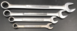 Lof of 4 Diff Craftsman Combination Wrench 12 Point 1&quot; 7/8&quot; 11/16&quot; 9/16&quot; - £19.57 GBP
