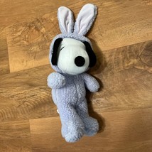 Hallmark Peanuts Snoopy as Easter Bunny Rabbit Plush Stuffed Animal 11 Inch EUC - £14.09 GBP