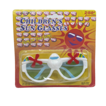 VINTAGE FUN IN THE SUN CHILDREN&#39;S SUNGLASSES AIRPLANE PLANE GLASSES NEW ... - $28.50
