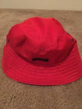 UV SKINZ Toddler Boys Red Bucket Hat Casual Size 4T - £18.66 GBP