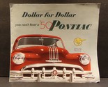 Dollar for Dollar You Can&#39;t Beat a &#39;50 Pontiac Sales Brochure Chieftain ... - £53.37 GBP