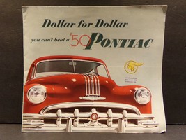 Dollar for Dollar You Can&#39;t Beat a &#39;50 Pontiac Sales Brochure Chieftain ... - $67.48
