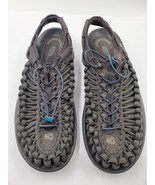 KEEN UNEEK Men’s Size 12 M Classic 2 Cord Sandals (Grey) Magnet / Black 1014974 - $49.45